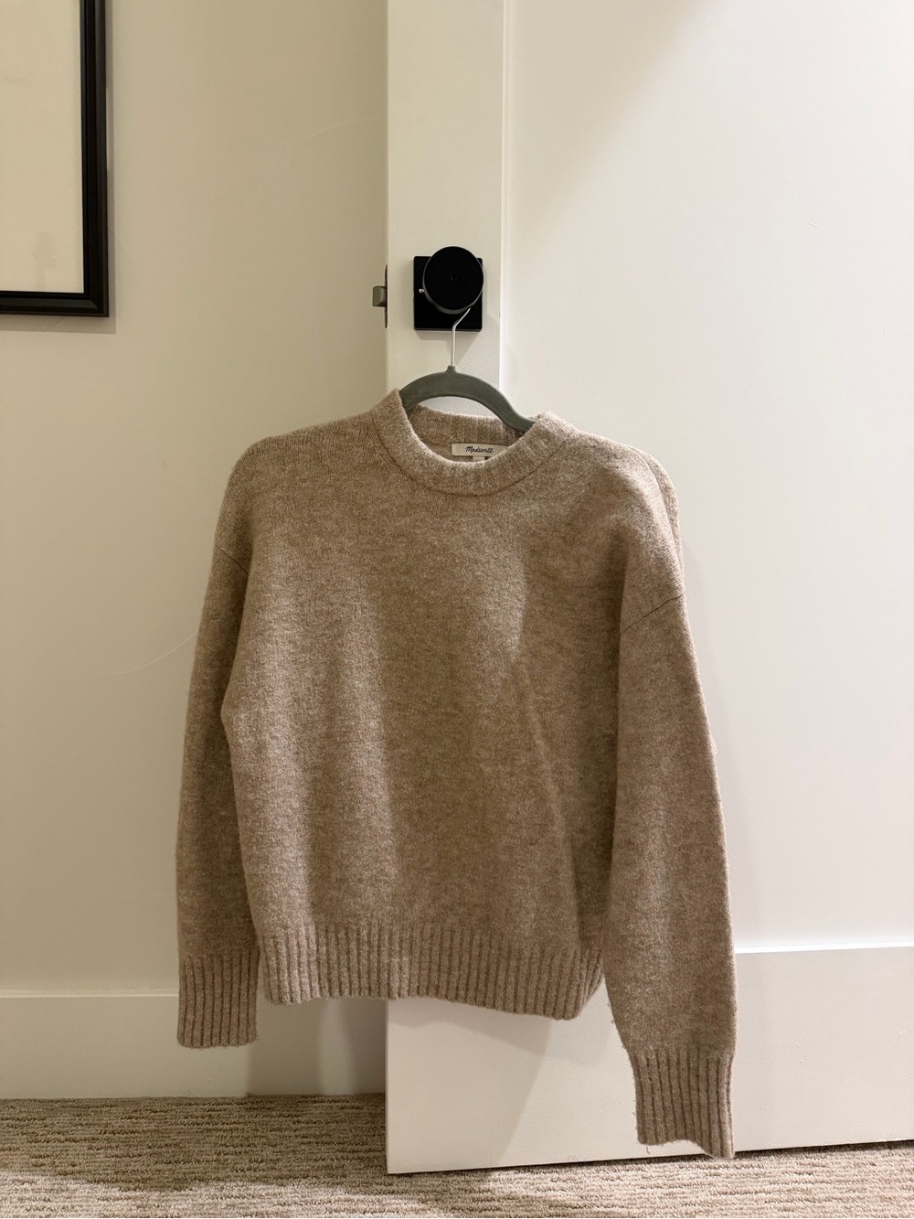 Madewell Taupe Crewneck Sweater